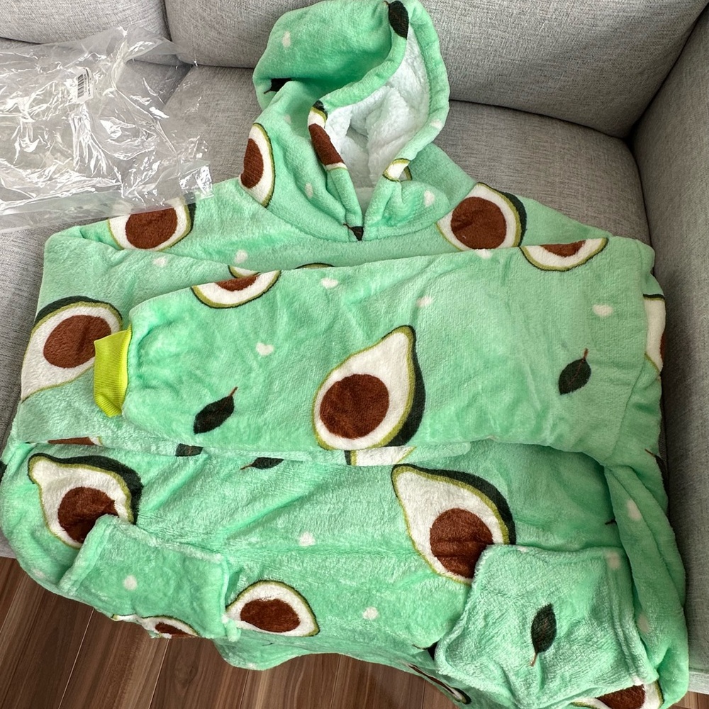 Bundle- blanket hoodie, Zara top and H&M sweater